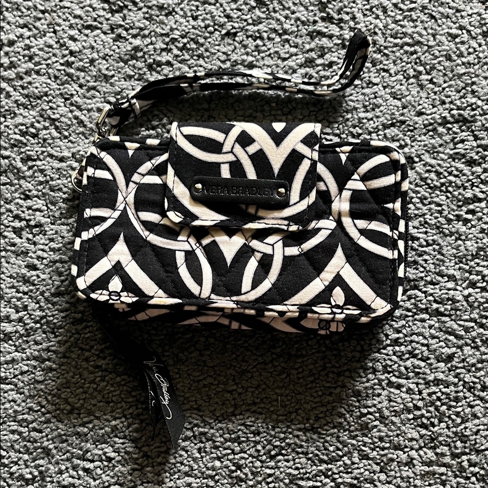 Vera Bradley Black and White Clutch